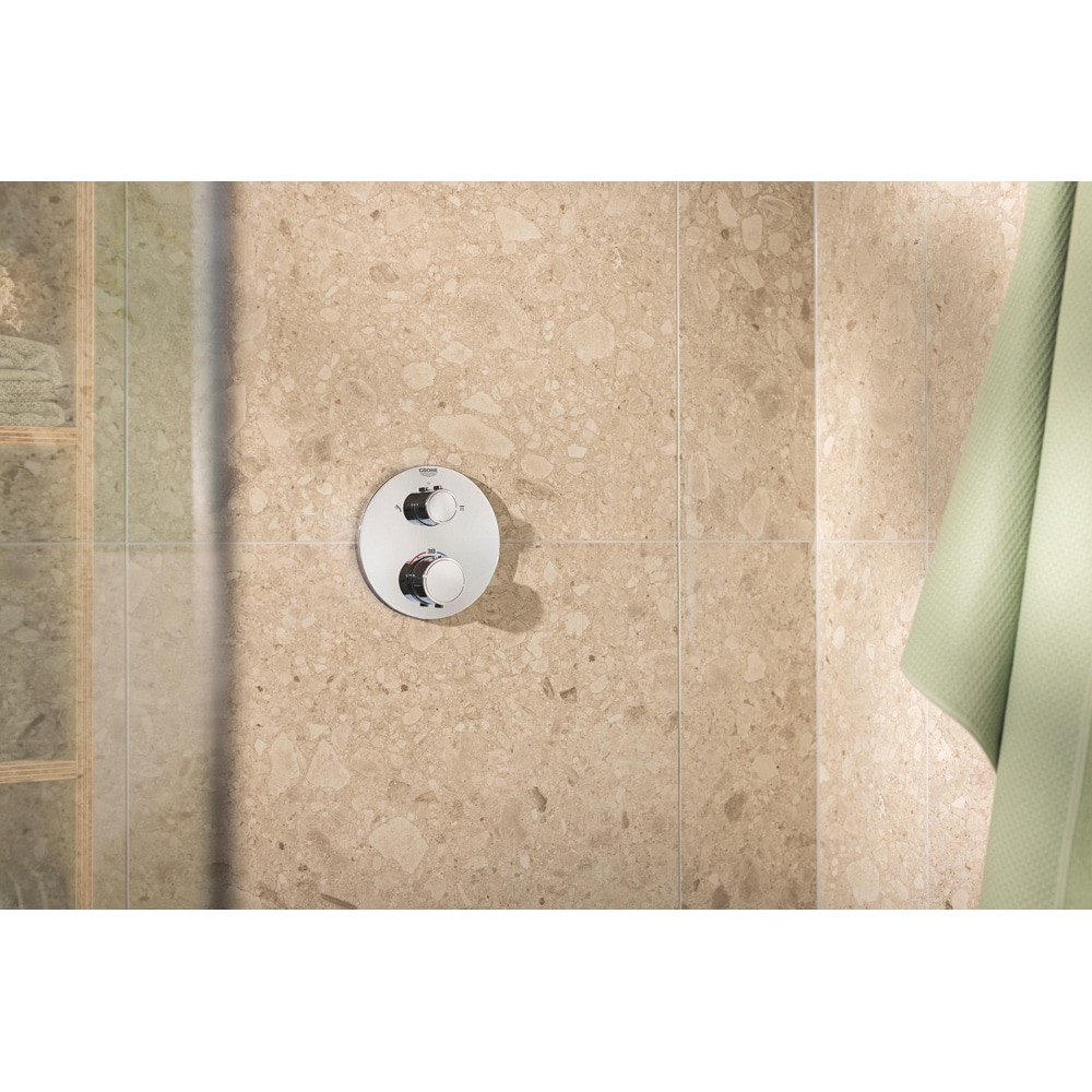 Sistem dus GROHE Grohtherm 250 34883000, termostat, 1 functie, crom