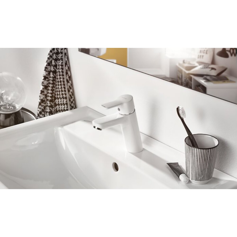 Baterie lavoar KLUDI Pure&Easy 372929165, alama sanitara, alb