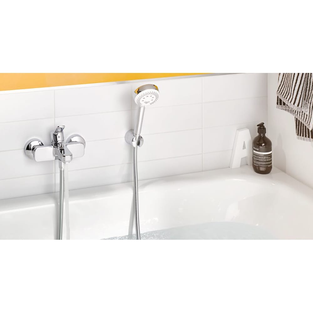 Baterie cada-dus KLUDI Pure&Easy 376810565, alama sanitara, argintiu