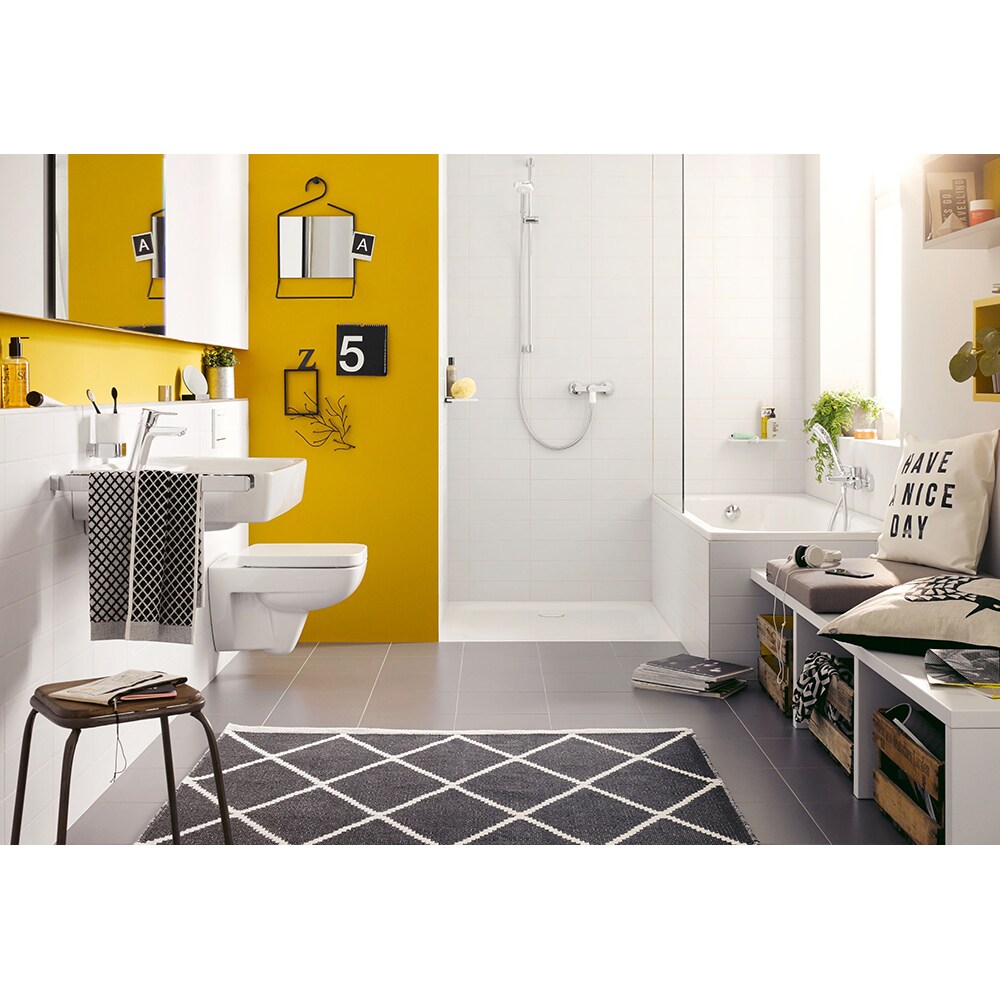 Baterie dus KLUDI Pure&Easy 378410565, alama sanitara, argintiu