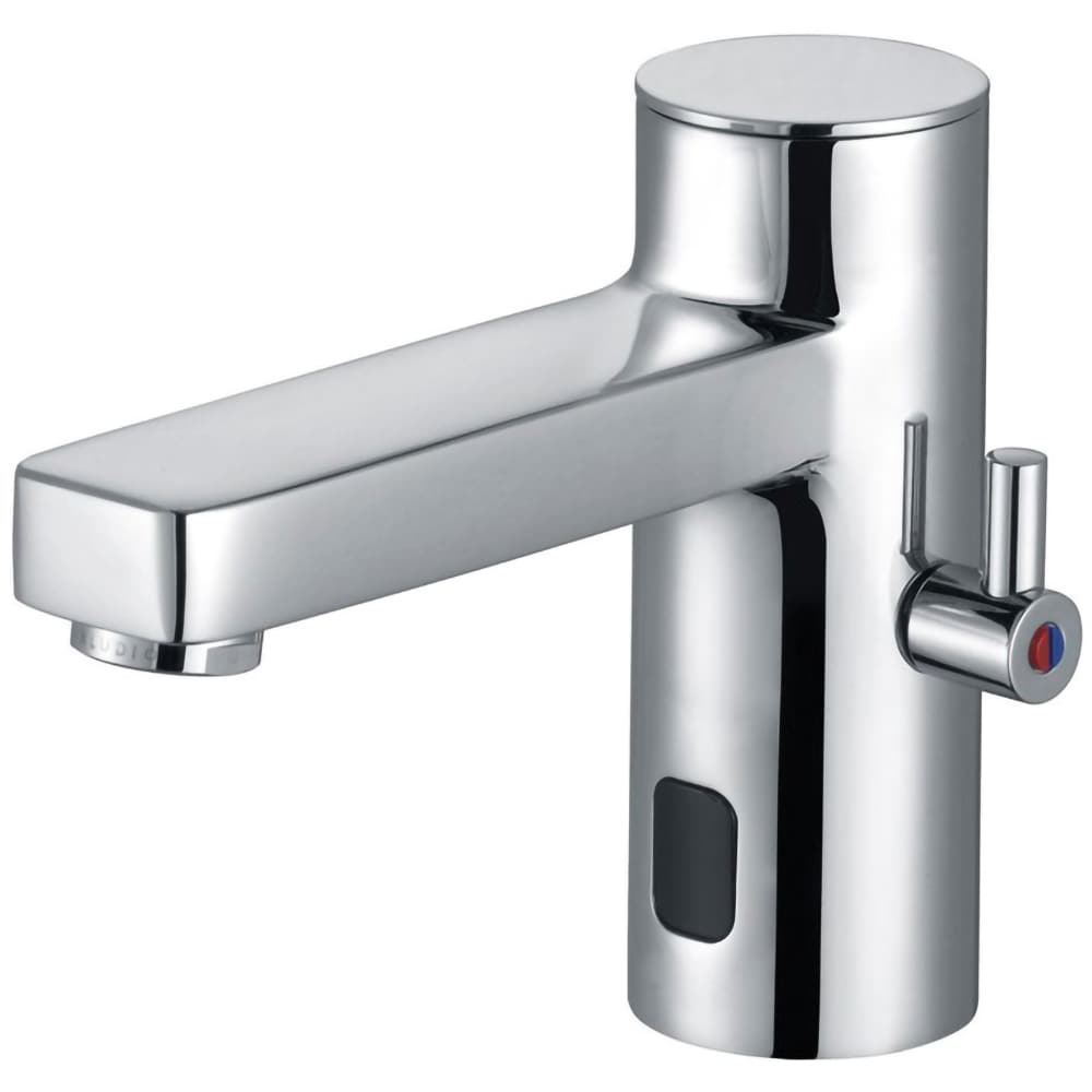 Baterie lavoar electronica KLUDI Zenta E 3820005, alama sanitara, argintiu