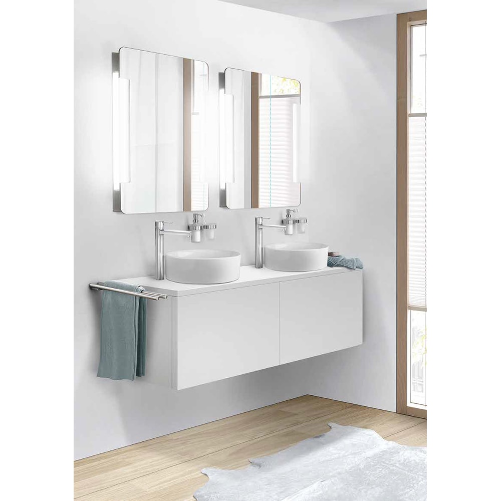 Baterie lavoar KLUDI Zenta 382570575, alama sanitara, argintiu