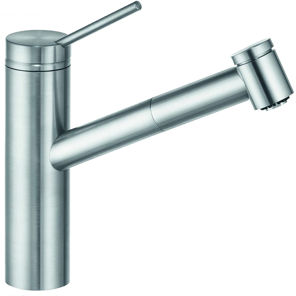 Baterie bucatarie KLUDI Tangenta 44941F875, inox, argintiu