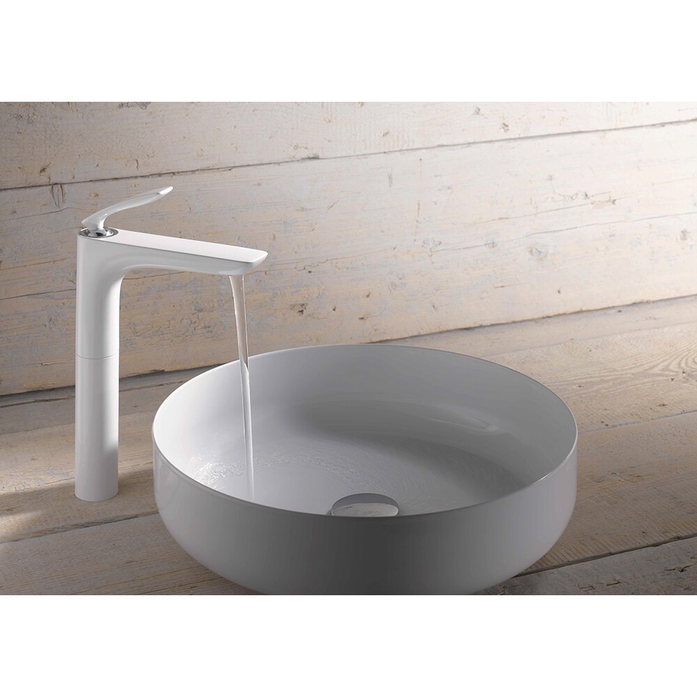 Baterie lavoar KLUDI Balance 522969175, alama sanitara, alb