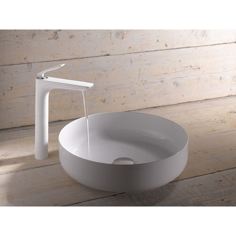 Baterie lavoar KLUDI Balance 522989175, alama sanitara, alb