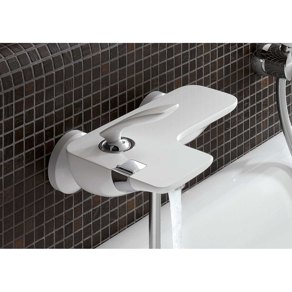 Baterie cada-dus KLUDI Balance 524459175, alama sanitara, alb