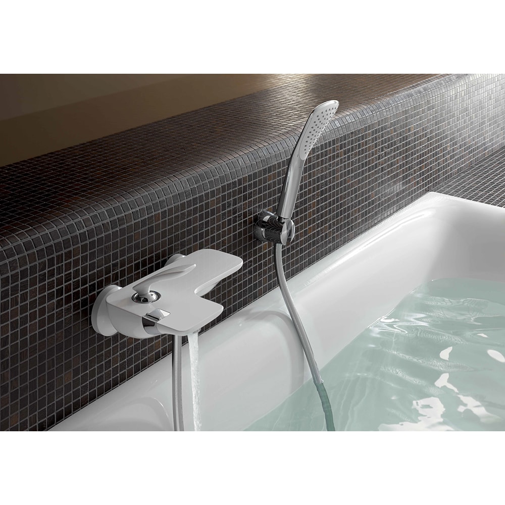 Baterie cada-dus KLUDI Balance 524459175, alama sanitara, alb