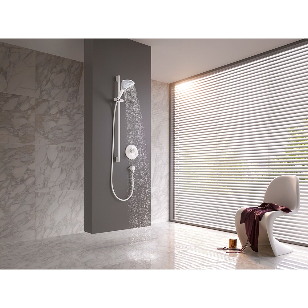 Set dus KLUDI Fizz 6774091-00, 3 functii, crom-alb