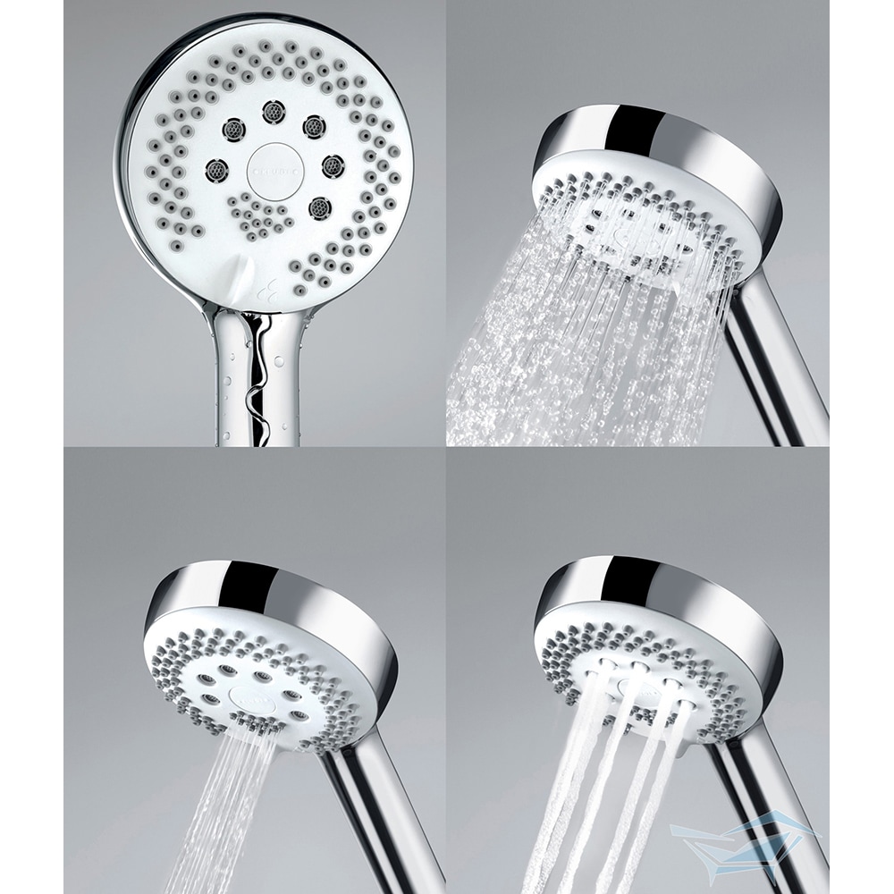 Para dus KLUDI Logo 6830005-00, 3 functii, crom