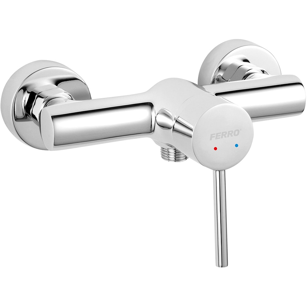 Baterie dus FERRO Linus BLX7, alama sanitara, argintiu