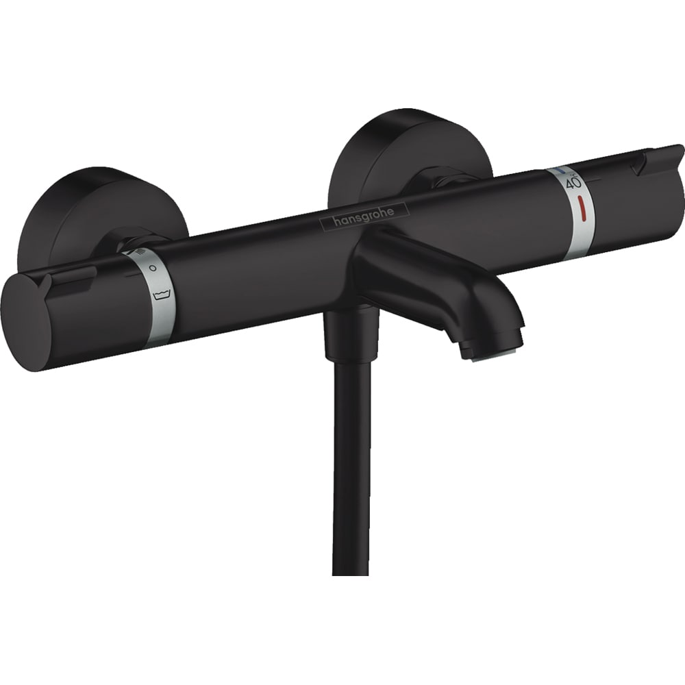 Baterie cada-dus HANSGROHE Ecostat Comfort 13114670, alama sanitara, negru