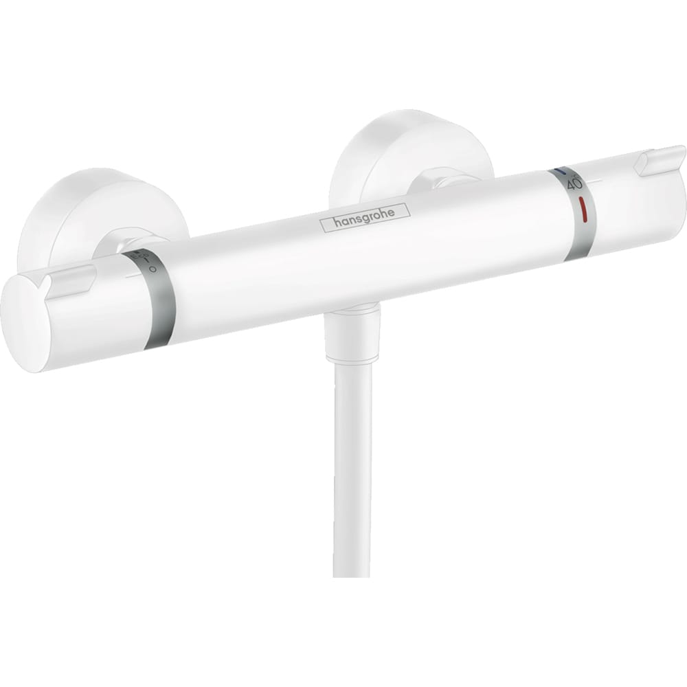Baterie dus HANSGROHE Ecostat Comfort 13116700, alama sanitara, alb
