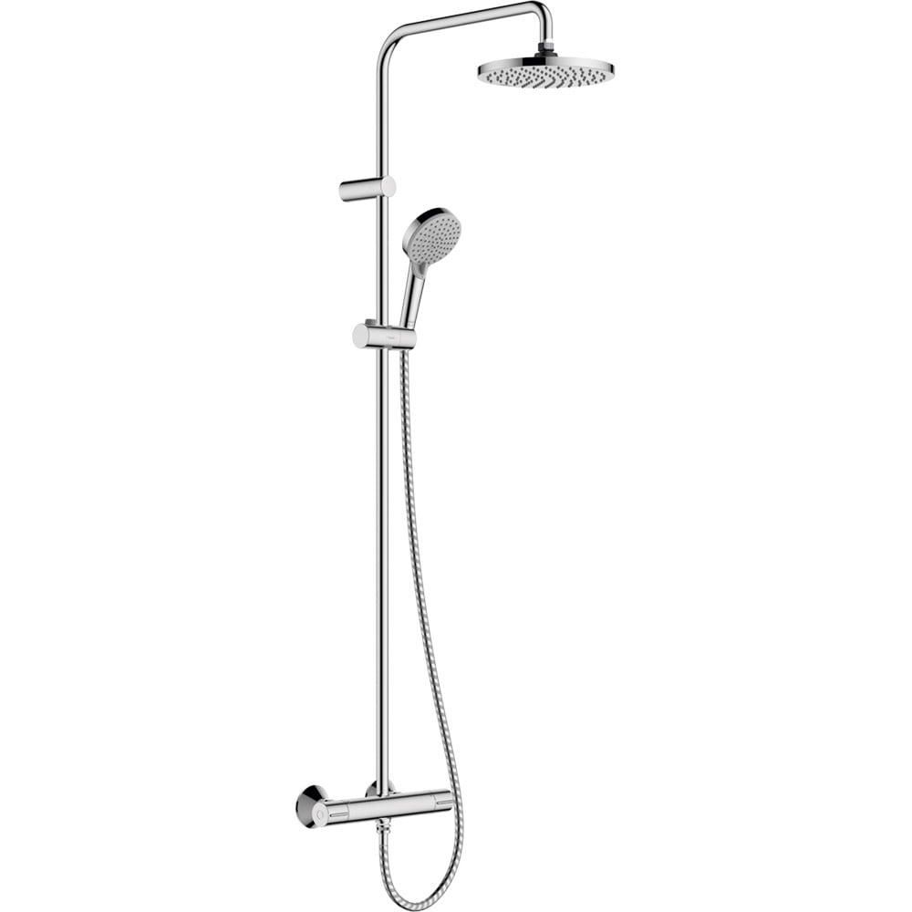 Sistem dus HANSGROHE Vernis Blend 200 26276000, termostat, 1 functie, crom