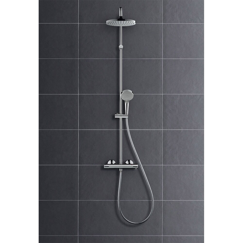 Sistem dus HANSGROHE Vernis Blend 200 26276000, termostat, 1 functie, crom