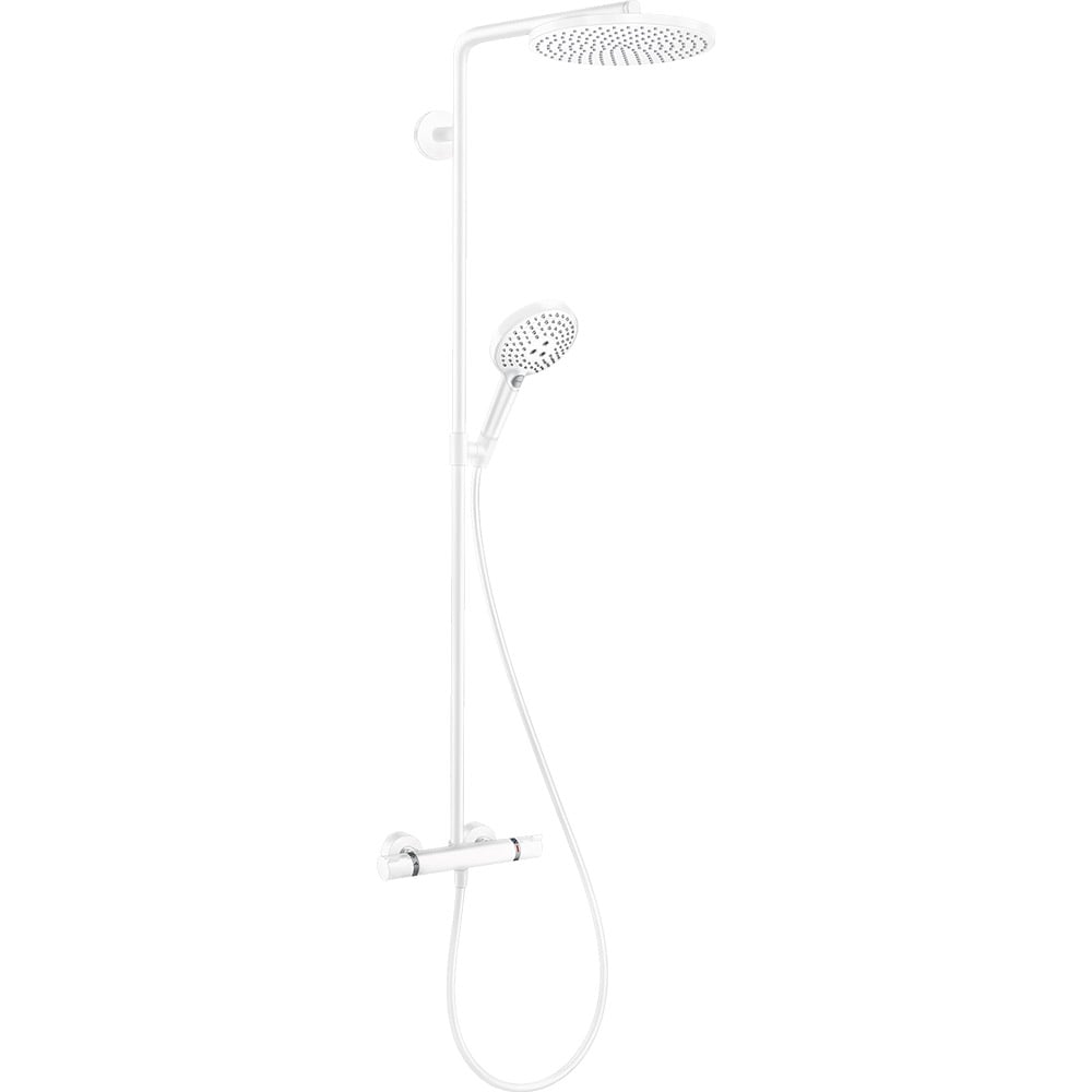 Sistem dus HANSGROHE Raindance Select S 240 27633700, termostat, 1 functie, alb