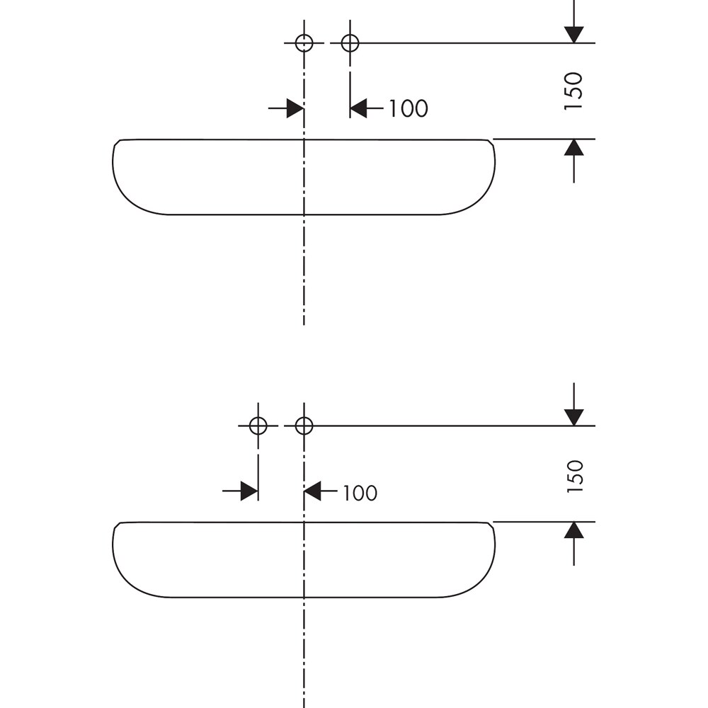 Baterie lavoar HANSGROHE Logis 71220000, alama sanitara, crom