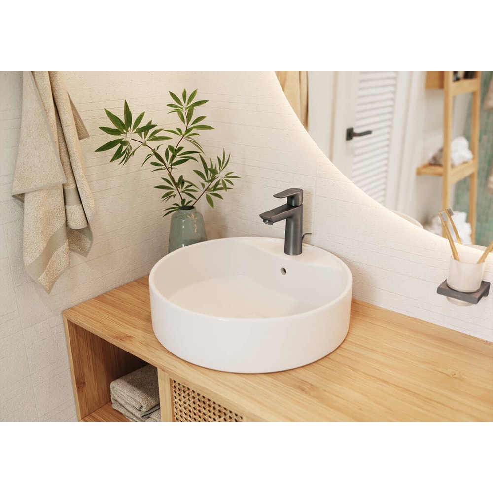 Baterie lavoar HANSGROHE Talis E 110 71710340, alama sanitara, negru periat