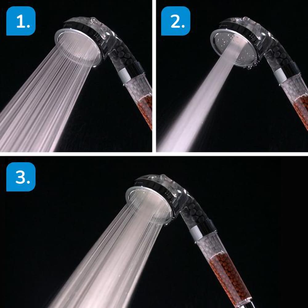 Para dus MEDIASHOP Aquadon ShowerHero M31320, 3 functii, cu minerale naturale, transparent-crom