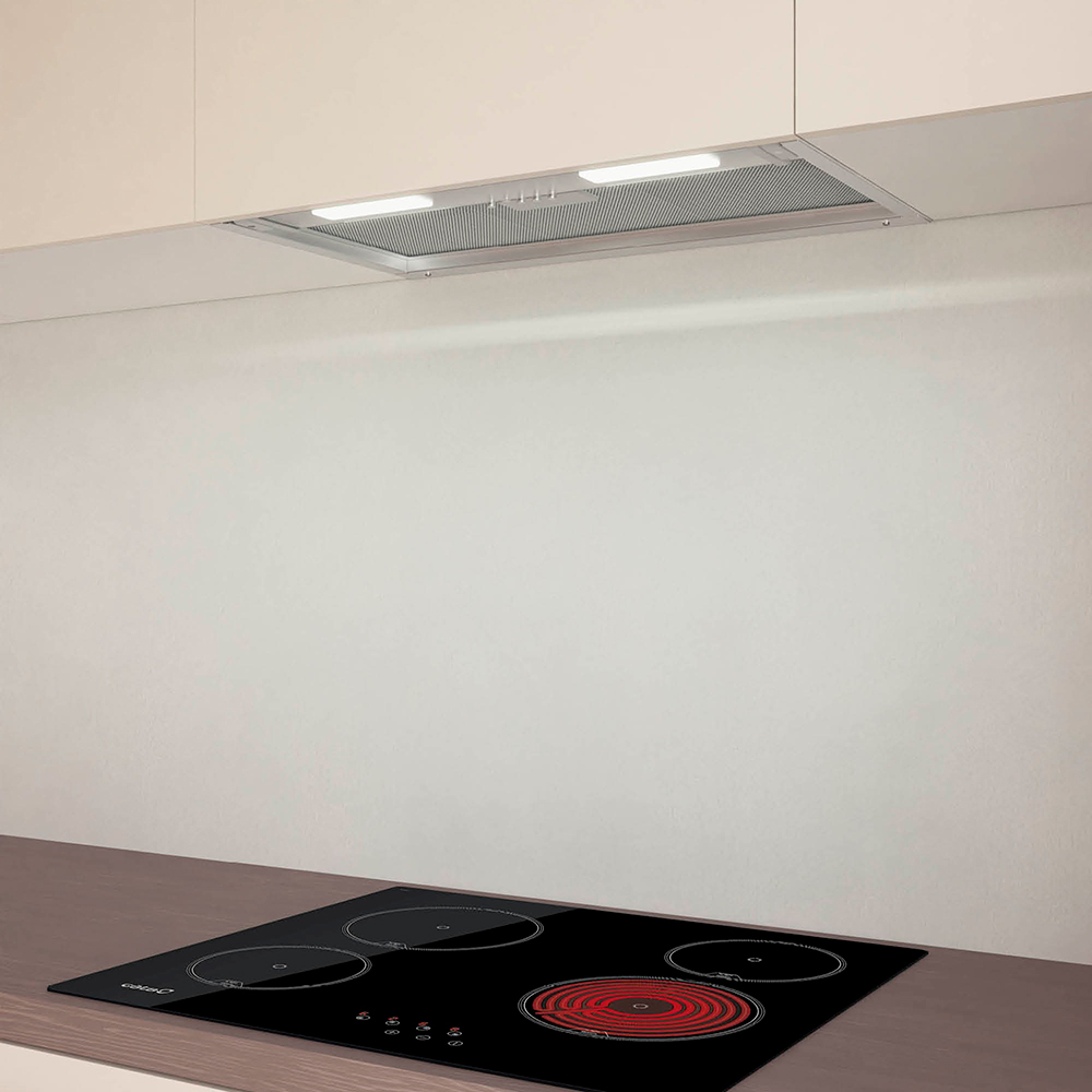 Hota incorporabila CATA Armonia 60 X, 1 motor, 645 m3/h, L 60 cm, inox