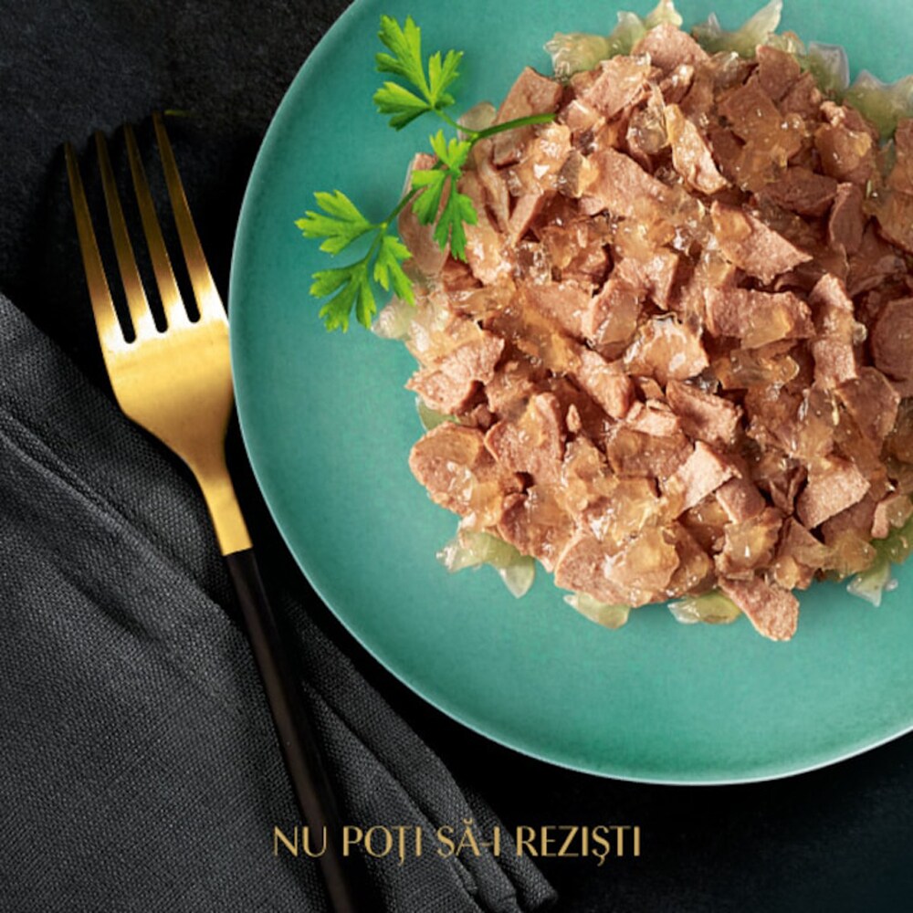 Hrana umeda pentru pisici SHEBA Delikatesse, Adult, Pasare in aspic, 13 x 4 x 85 g