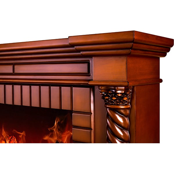 Semineu electric ART FLAME Frankfurt Small, 1500W, Focar 3D, Telecomanda, maro