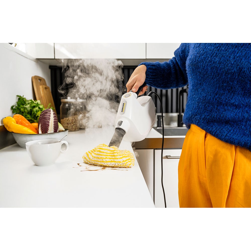 Aparat de curatat cu abur KARCHER I SC 1 Multi&Up 15164100, 1l, 1300W, alb-negru