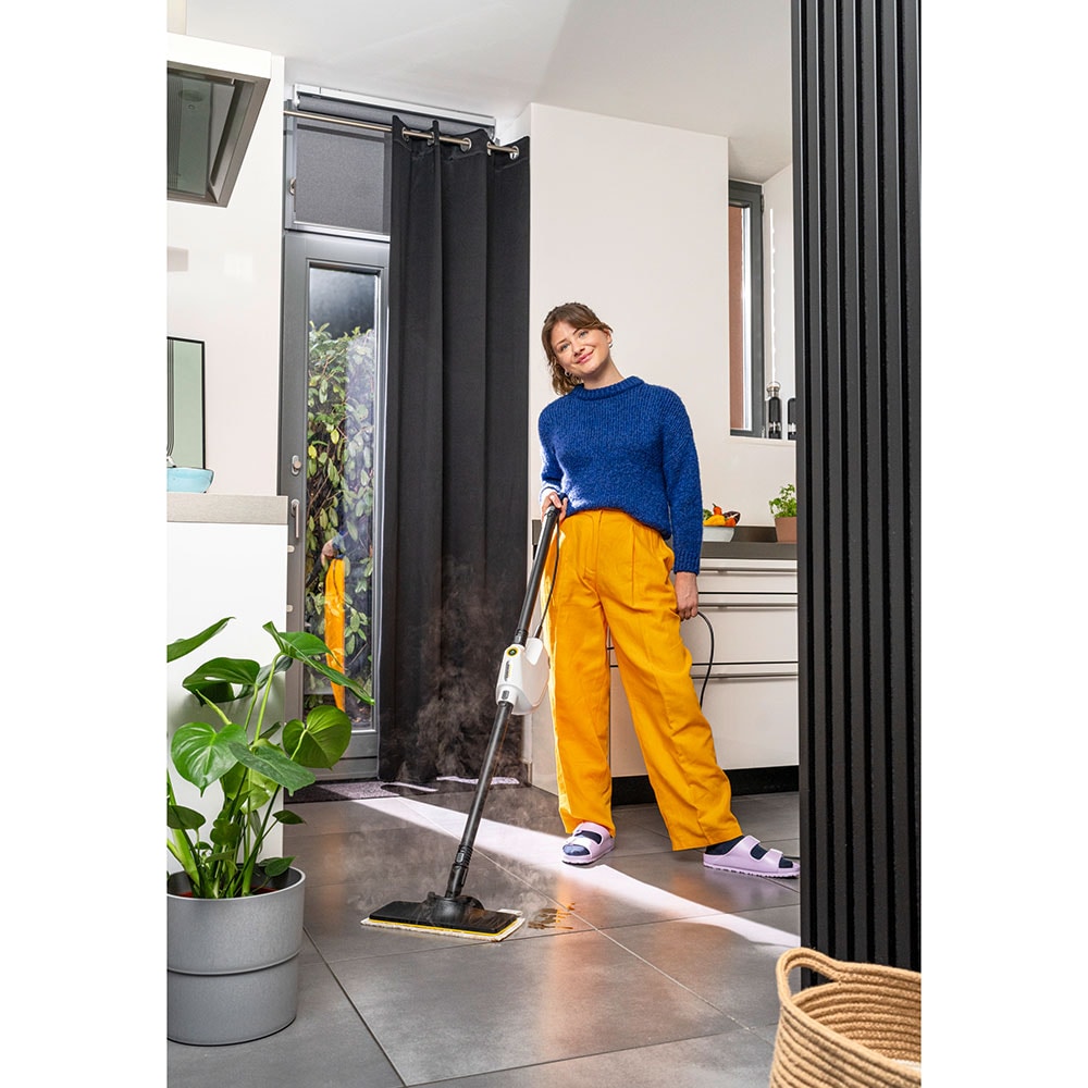 Aparat de curatat cu abur KARCHER I SC 1 Multi&Up 15164100, 1l, 1300W, alb-negru