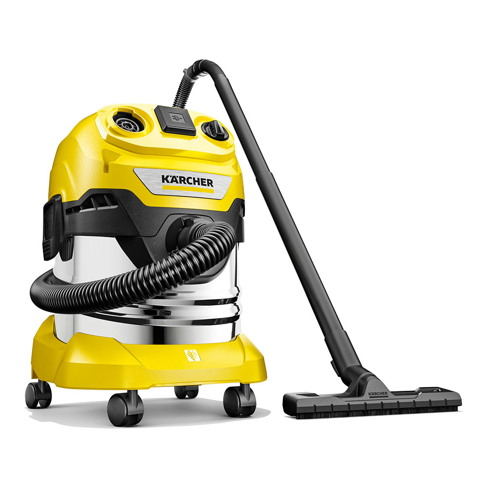 Aspirator multifunctional KARCHER  WD 4 P V-20/5/22, 20l, 1000W, 75dB, galben-negru 
