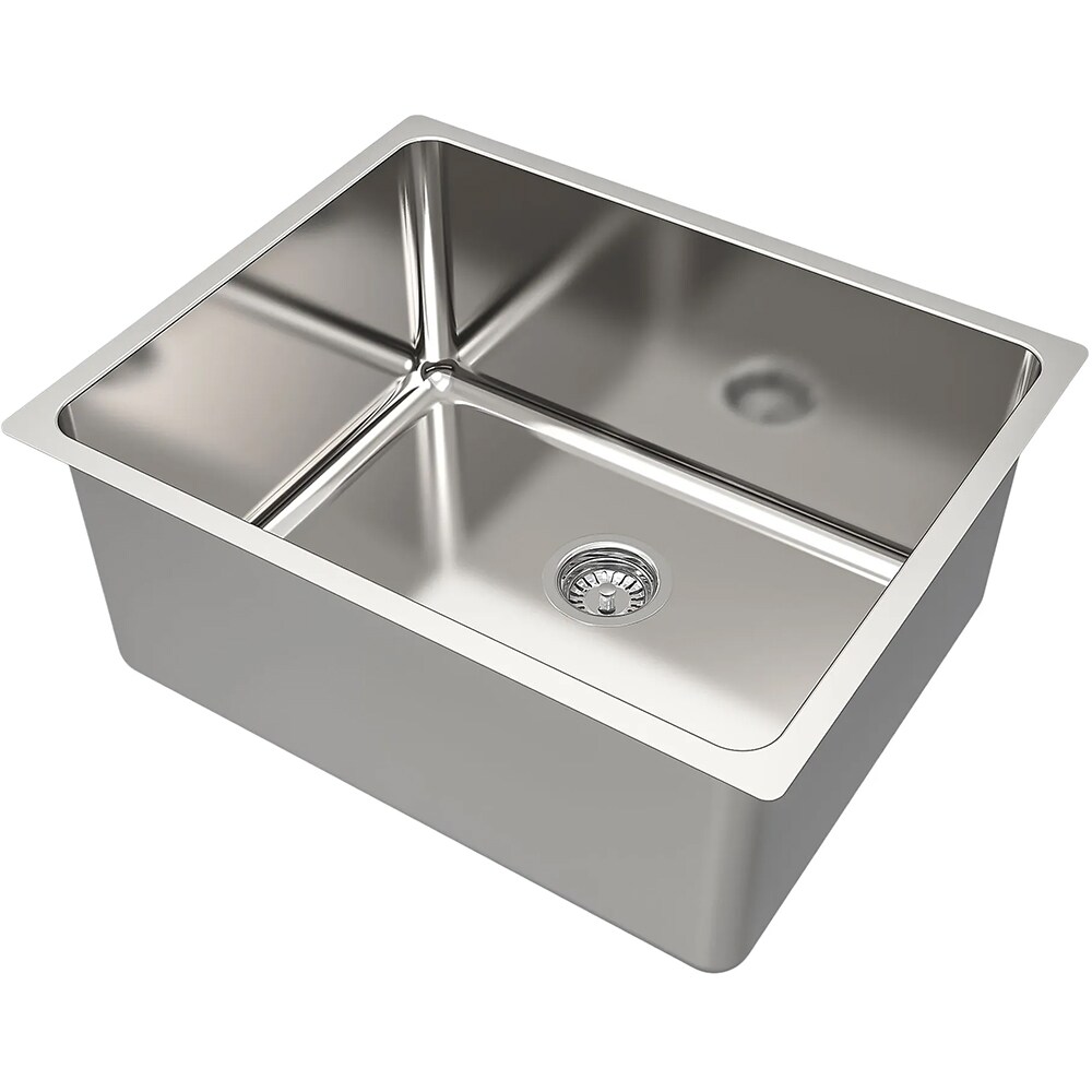 Chiuveta bucatarie GoodHome Villach, 1 cuva, inox, 54 x 44 x 20 cm, crom
