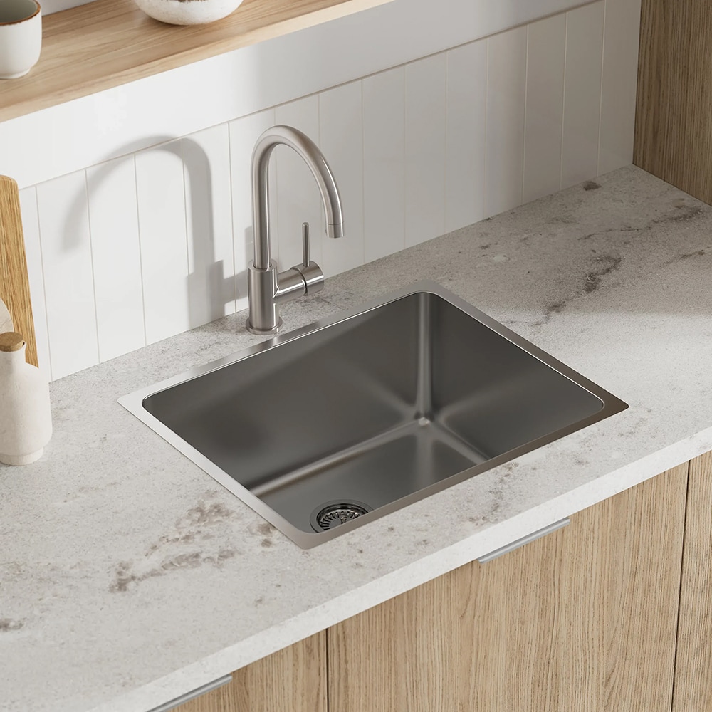 Chiuveta bucatarie GoodHome Villach, 1 cuva, inox, 54 x 44 x 20 cm, crom