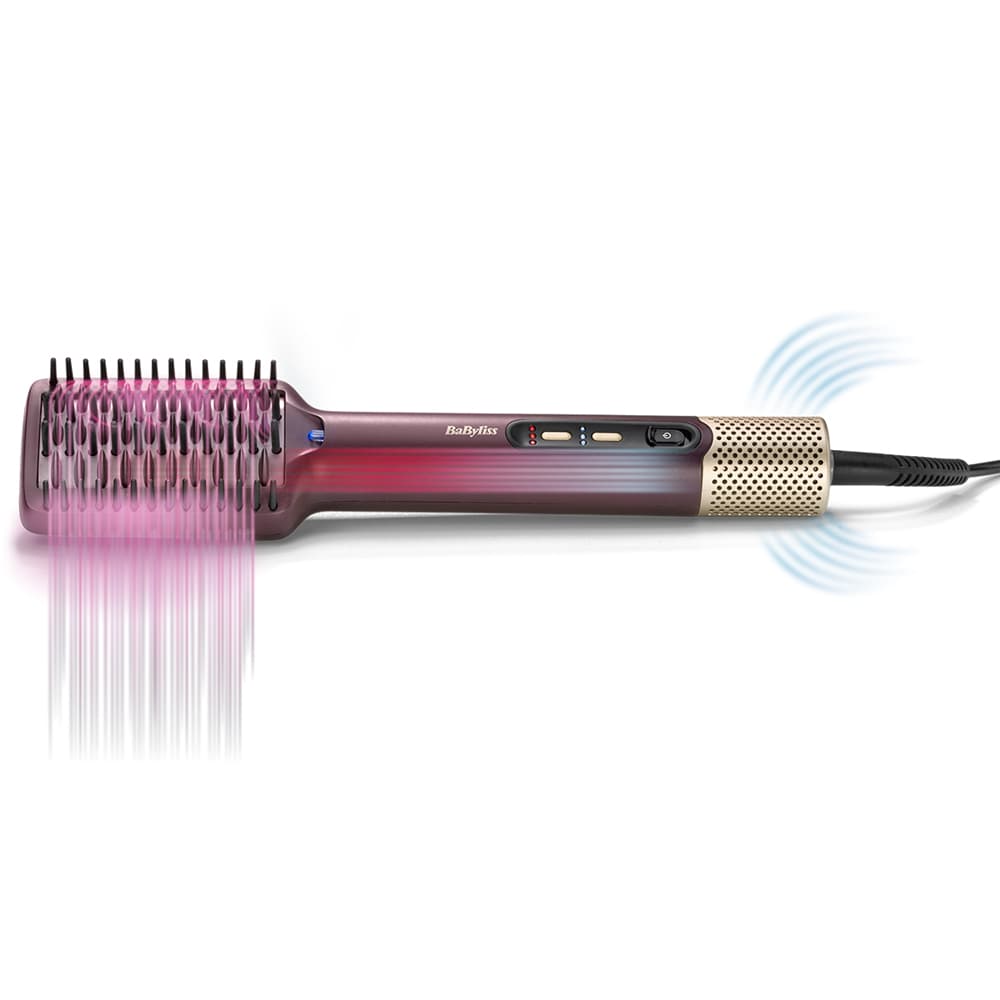 Perie cu aer cald BABYLISS Air Power Smooth AS6400E, 1000W, 3 trepte temperatura, mov