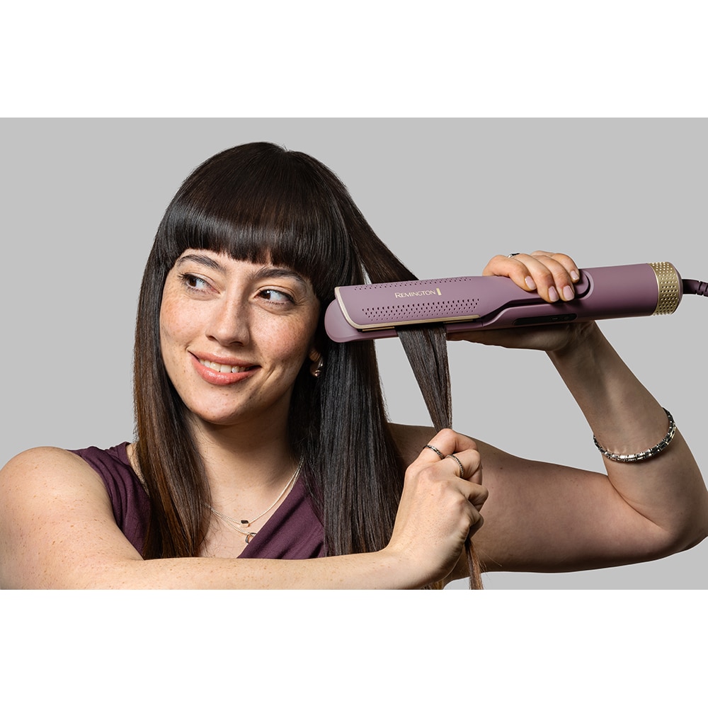 Placa de indreptat parul REMINGTON AIRvive AS8930, 190 grade, invelis ceramic, mov