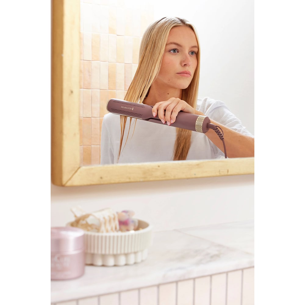 Placa de indreptat parul REMINGTON AIRvive AS8930, 190 grade, invelis ceramic, mov