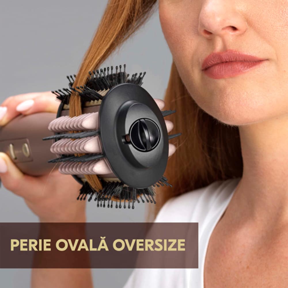 Perie cu aer cald BABYLISS Power Volume AS95E , 1000W, rose-gold