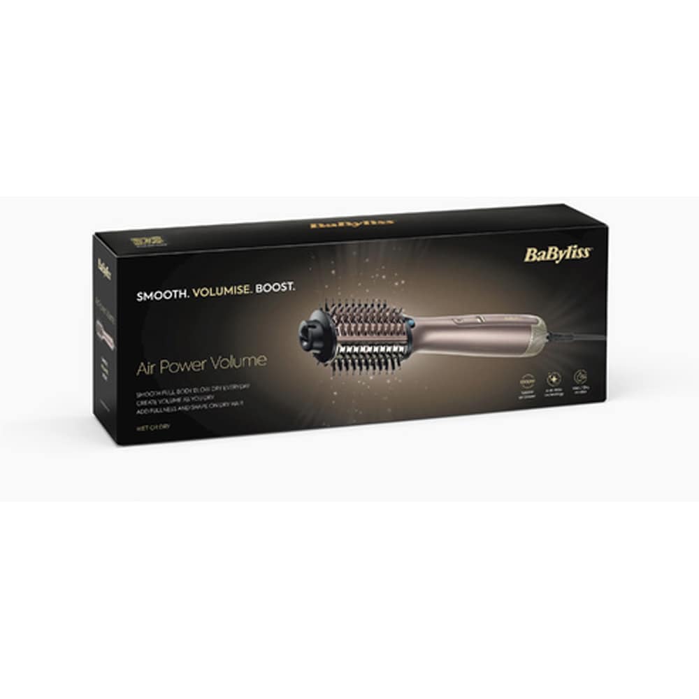 Perie cu aer cald BABYLISS Power Volume AS95E , 1000W, rose-gold