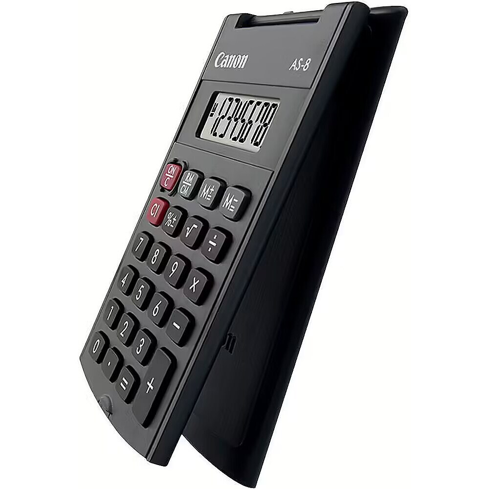 Calculator de birou CANON AS-8, 8 cifre, gri inchis