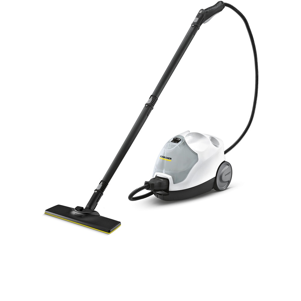 Aparat de curatat cu abur 2in1 KARCHER SI 4 EasyFix Iron 15126370, 0.8l, 2000W, alb-galben