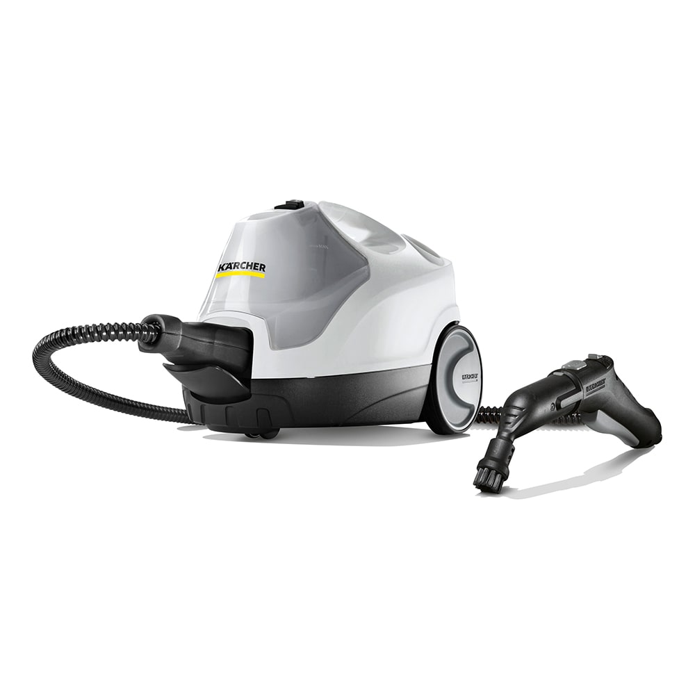 Aparat de curatat cu abur 2in1 KARCHER SI 4 EasyFix Iron 15126370, 0.8l, 2000W, alb-galben