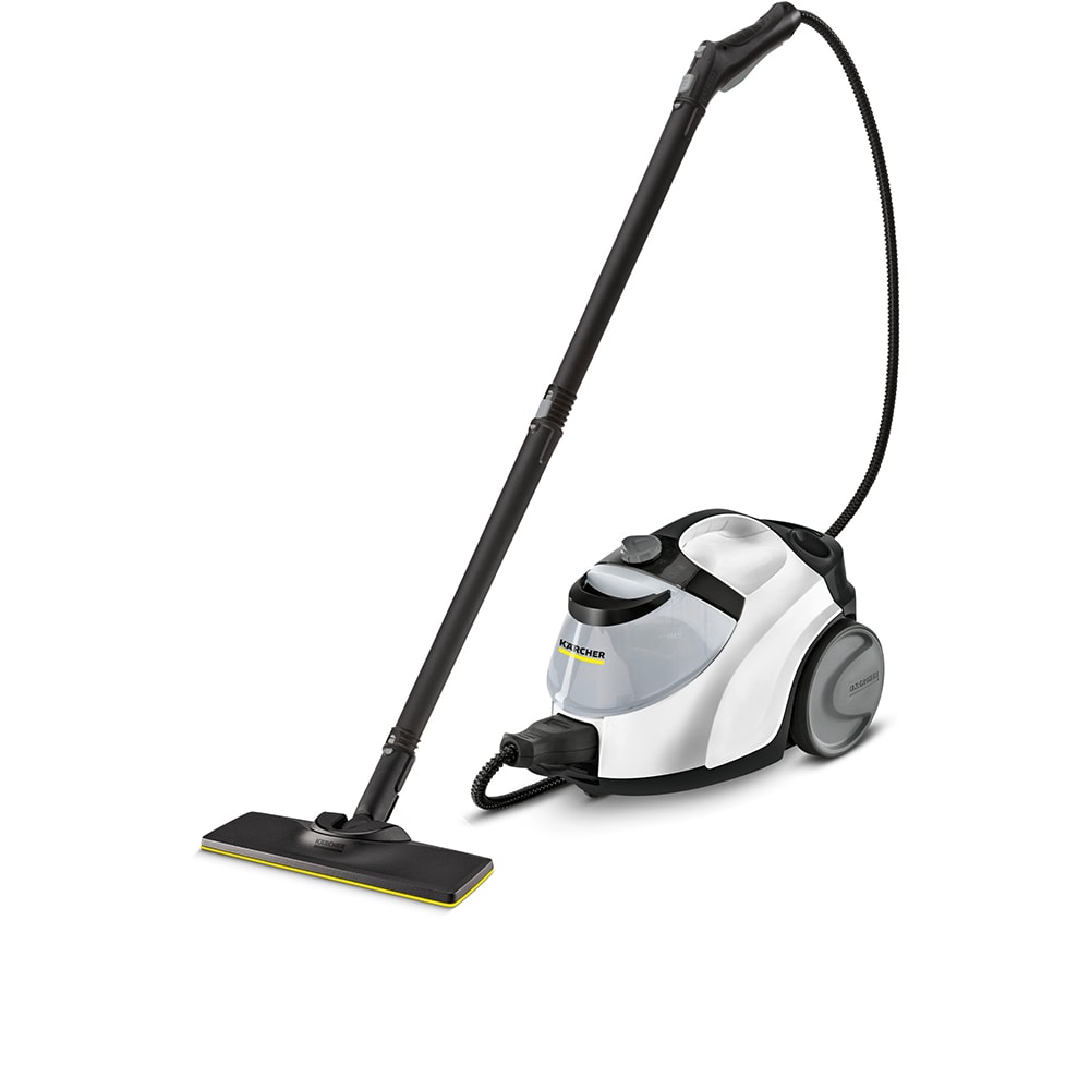 Aparat de curatat cu abur 2in1 KARCHER SC 5 EasyFix Iron 15126610, 1.5l, 2250W, alb-negru