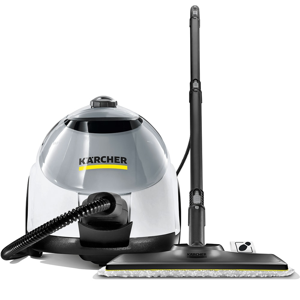 Aparat de curatat cu abur 2in1 KARCHER SC 5 EasyFix Iron 15126610, 1.5l, 2250W, alb-negru