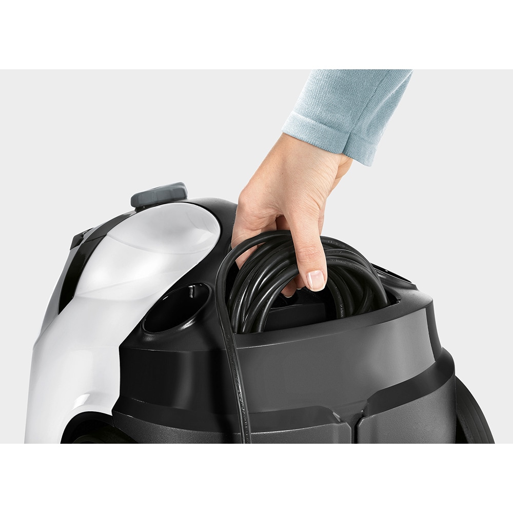 Aparat de curatat cu abur 2in1 KARCHER SC 5 EasyFix Iron 15126610, 1.5l, 2250W, alb-negru