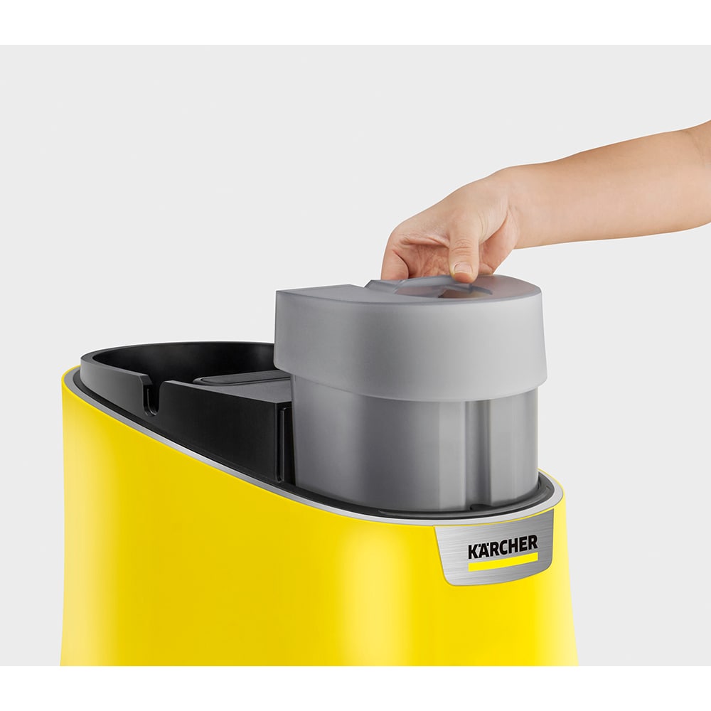 Aparat de curatat cu abur KARCHER SC 4 Deluxe Easy 15132600, 1.3l, 2200W, 80dB, galben-negru