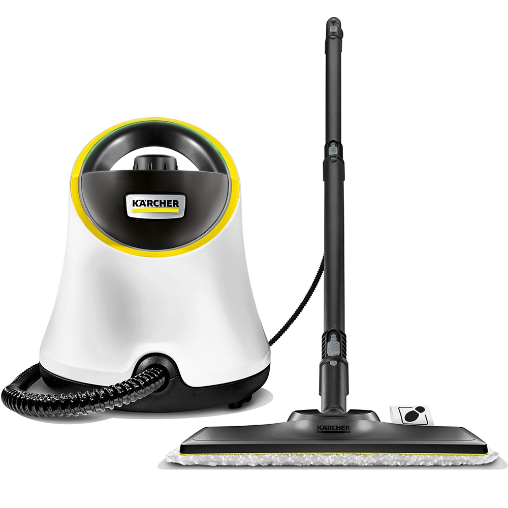 Aparat de curatat cu abur KARCHER SC2 Deluxe EasyFix 15134000, 1l, 1500W, alb-negru