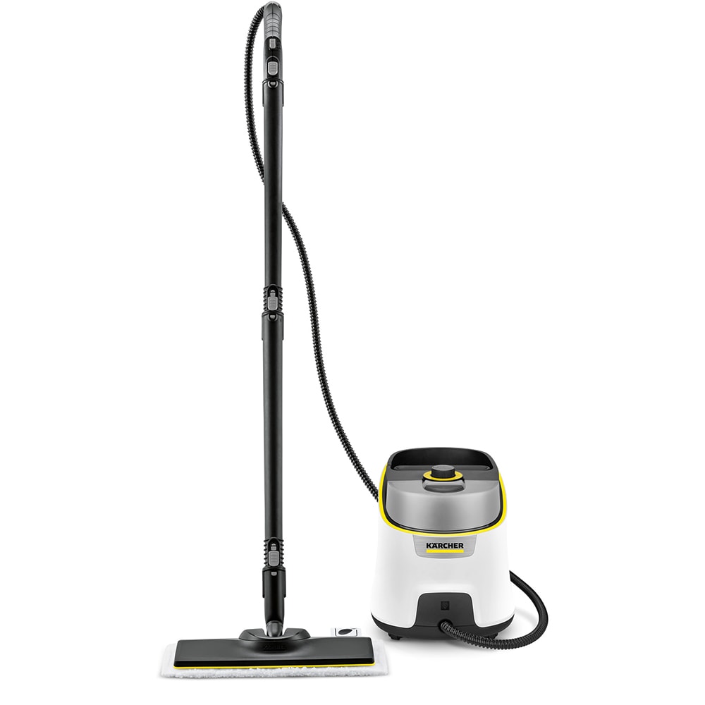 Aparat de curatat cu abur KARCHER SC4 Deluxe 15134600, 1.3l, 2200W, alb-negru