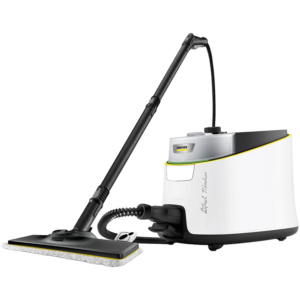 Aparat de curatat cu abur KARCHER SC 5 Deluxe Signature Line 15134910, 1.3l, 2250W, alb-negru