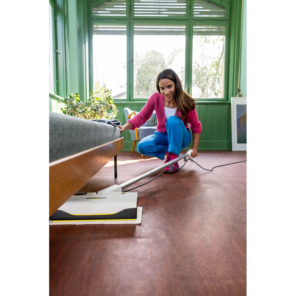 Aparat de curatat cu abur KARCHER SC 1 Upright 15135600, 0.2l, 1200W, alb-galben