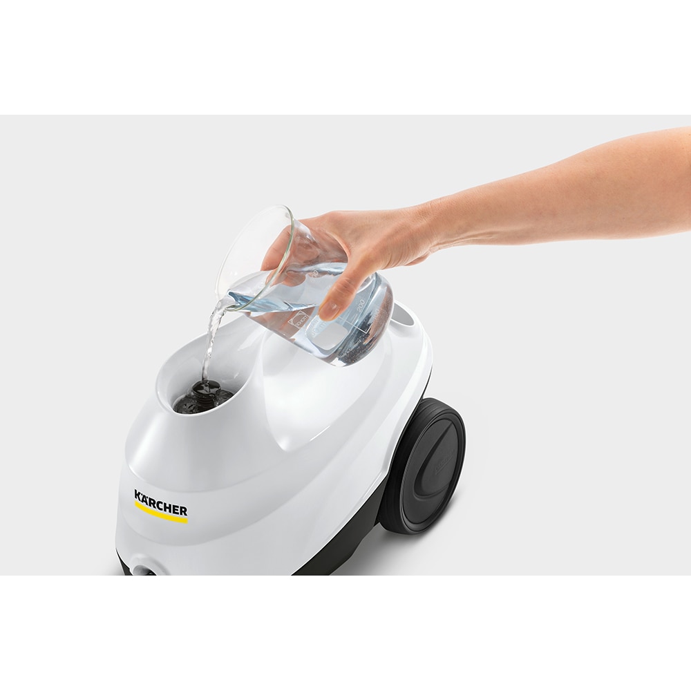 Aparat de curatat cu abur KARCHER SC 3 EasyFix 15136500, 1l, 1900W, alb-negru