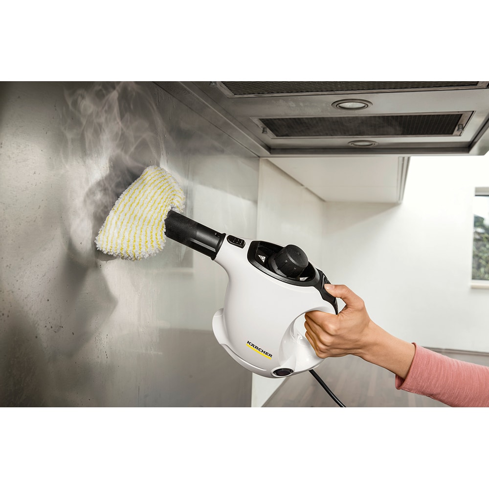 Aparat de curatat cu abur KARCHER SC 1 EasyFix 15164010, 0.2l, 1200W, alb-negru