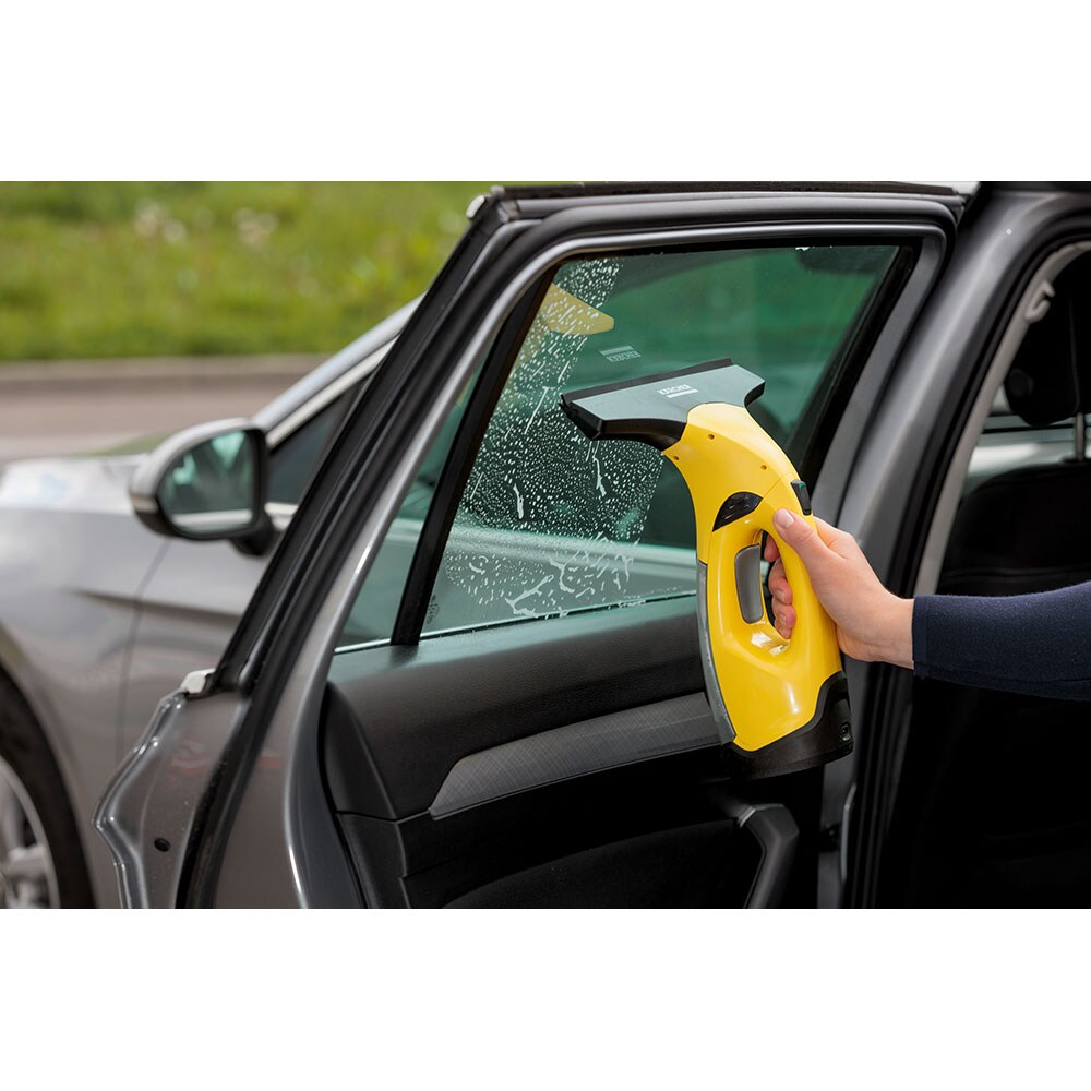 Aspirator geamuri KARCHER WV 2 Plus N, 0.1l, 3.6V, autonomie max 10 min, galben-negru
