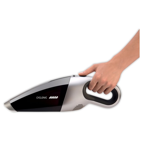 Aspirator de mana ROWENTA Extenso Cyclonic Dry AC4769, 0.37l, 7.2V, autonomie max 16 min, Sistem ciclonic, negru-gri